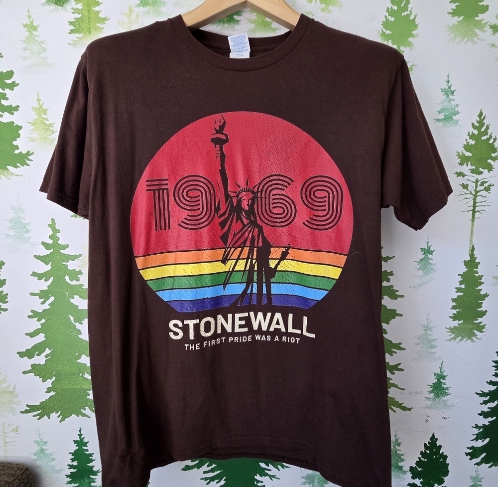 Brown Stonewall 1969 Graphic T-Shirt